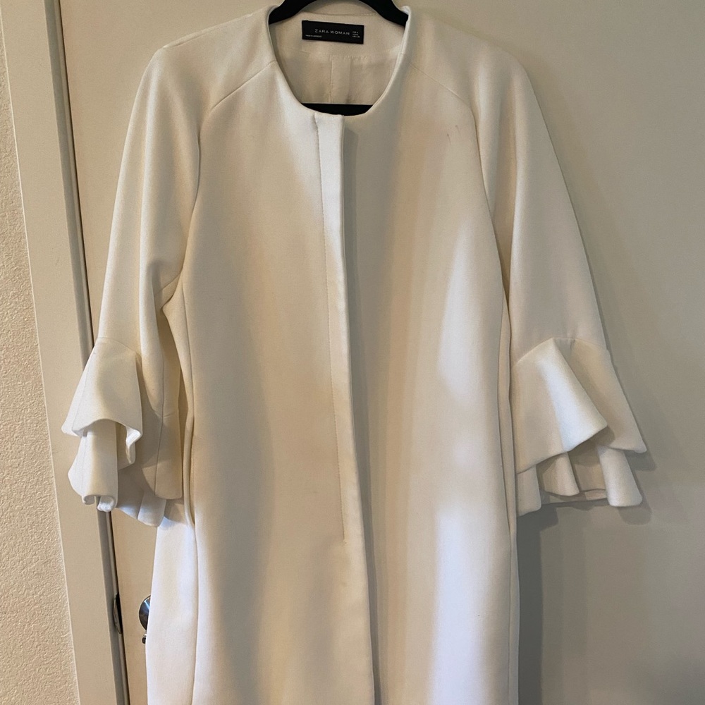 COPY - Zara women white pearl dress/jacket